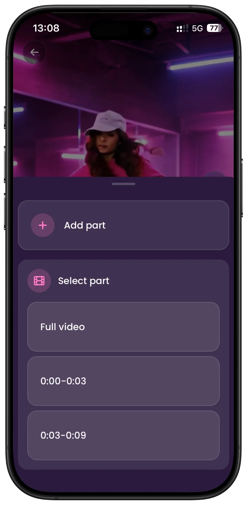 Break any dance into parts