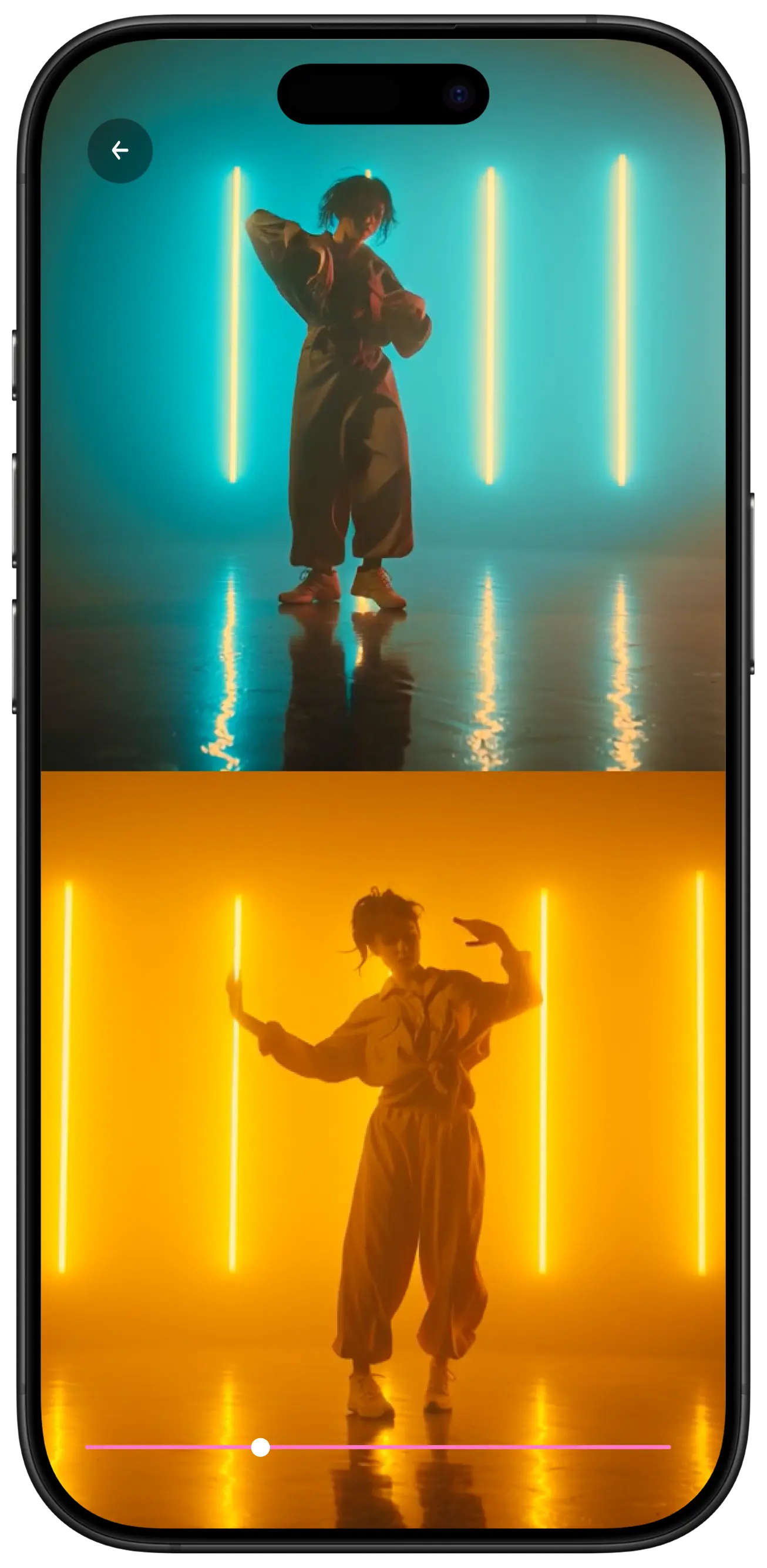 Side-by-side split-screen recording